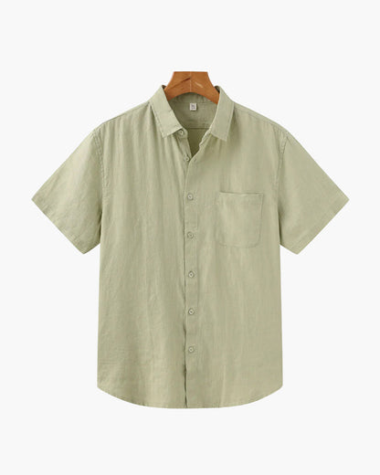 Old Money Cape Town Camisa de Lino Manga Corta Hombre