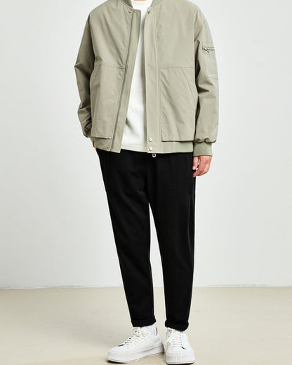 Old Money Chaqueta Bomber Minimalista Hombre