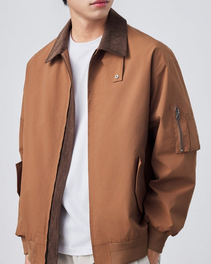 Old Money Chaqueta Harrington Clásica Hombre