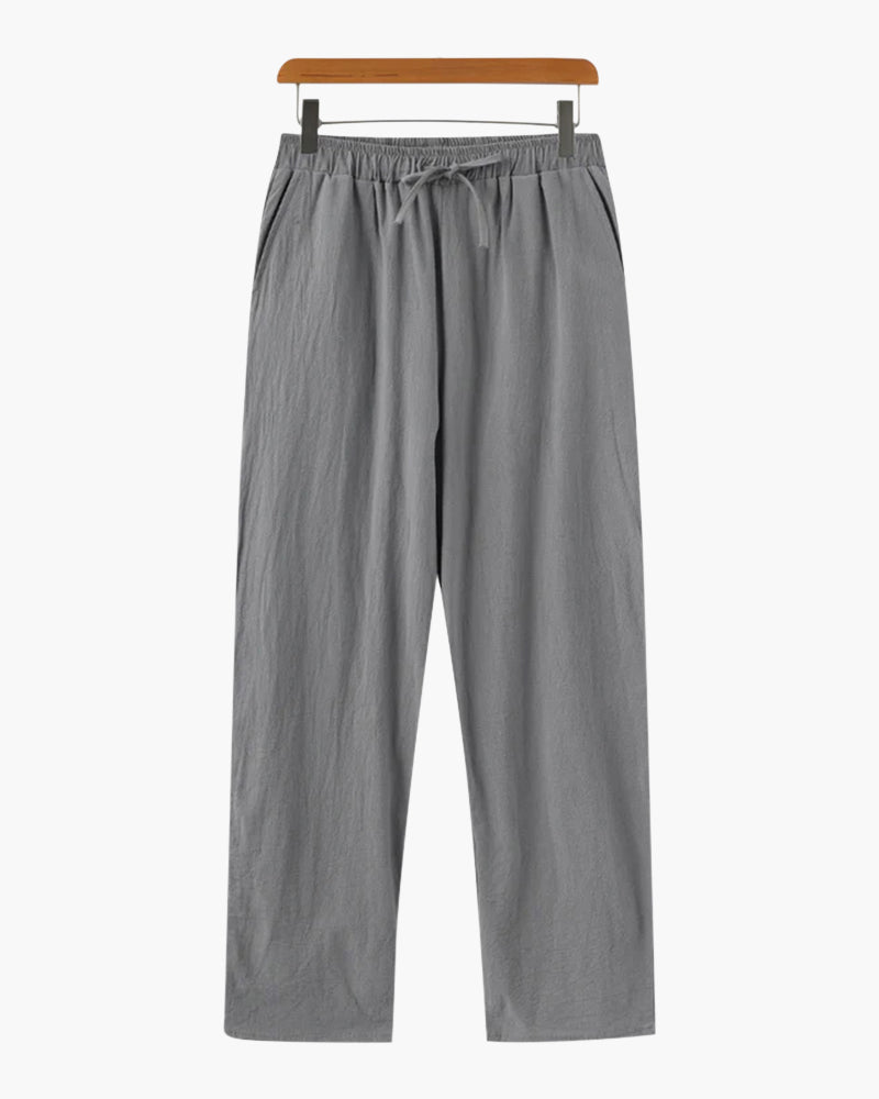 Old Money Pantalón De Lino Zanzibar Hombre