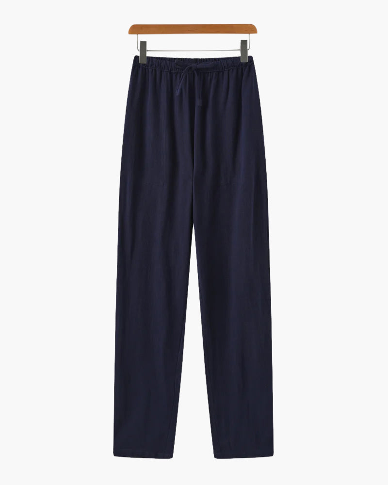 Old Money Pantalón De Lino Marrakech Slim Fit Hombre