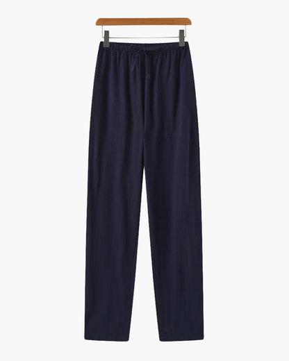 Old Money Pantalón De Lino Marrakech Slim Fit Hombre