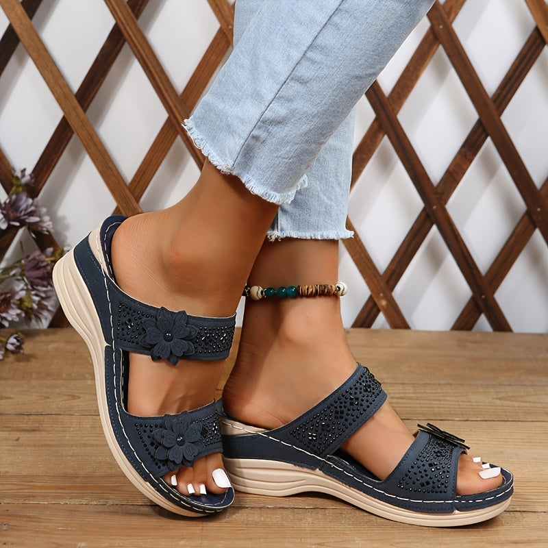 Delacroix Paris Sandalias Confort Compensadas Rosalie