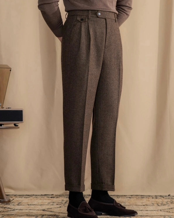 PARIJAN Pantalones Mayfair de Lana