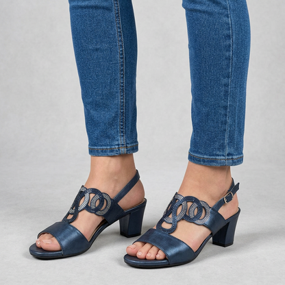 Lorena Milano Gea Sandalias Mujer Tacón Cómodas