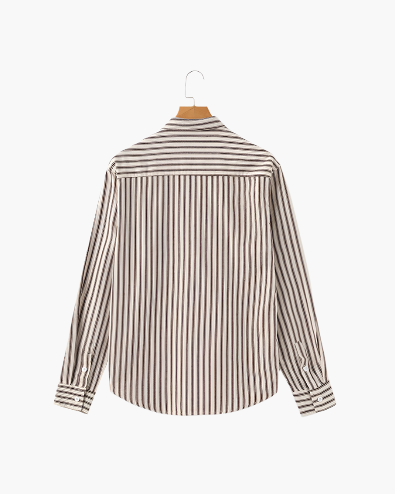 Old Money Camisa De Rayas Hombre