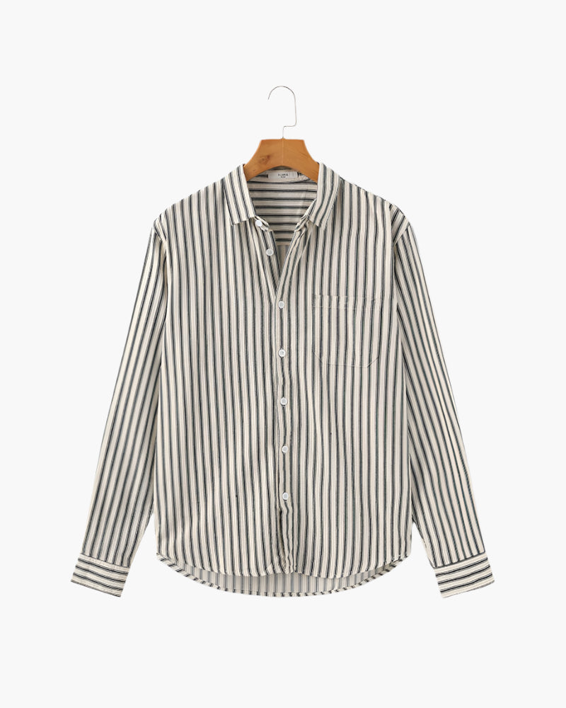 Old Money Camisa De Rayas Hombre