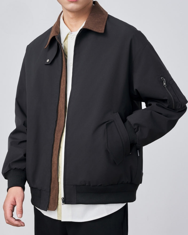 Old Money Chaqueta Harrington Clásica Hombre