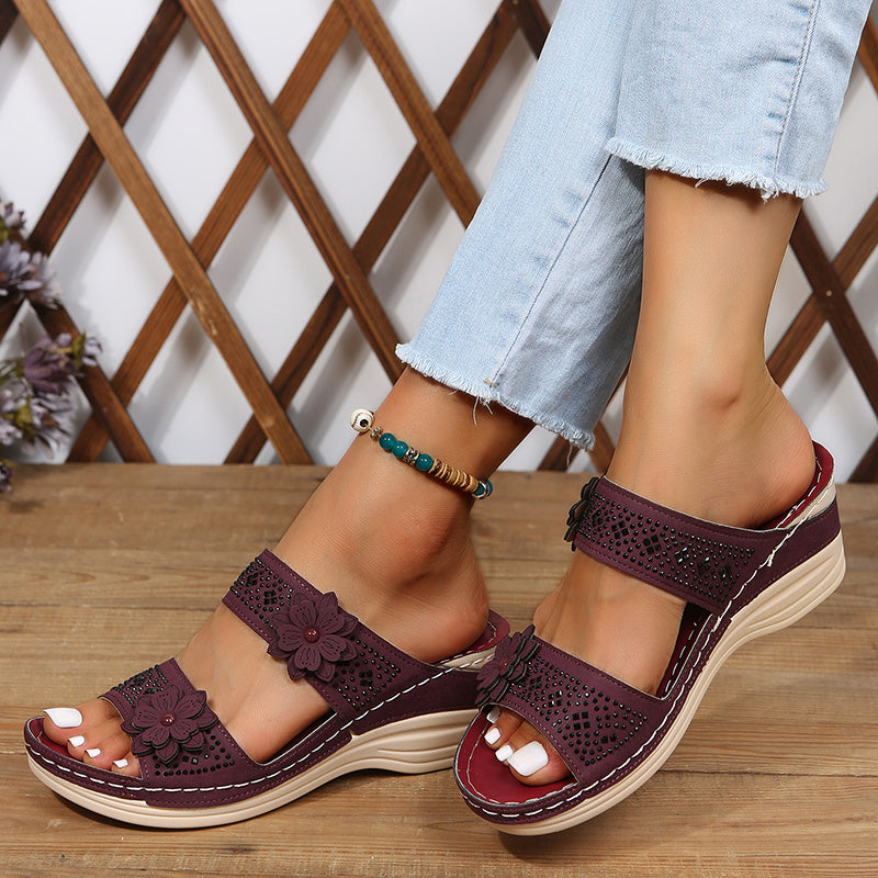 Delacroix Paris Sandalias Confort Compensadas Rosalie