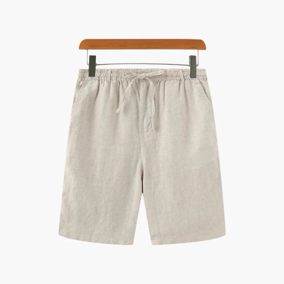 PARIJAN Pantalones Cortos de Lino Como