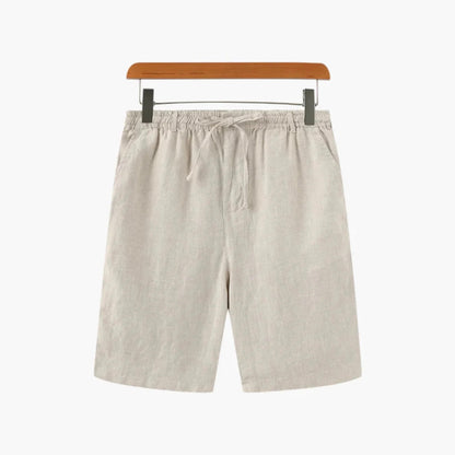 PARIJAN Pantalones Cortos de Lino Como