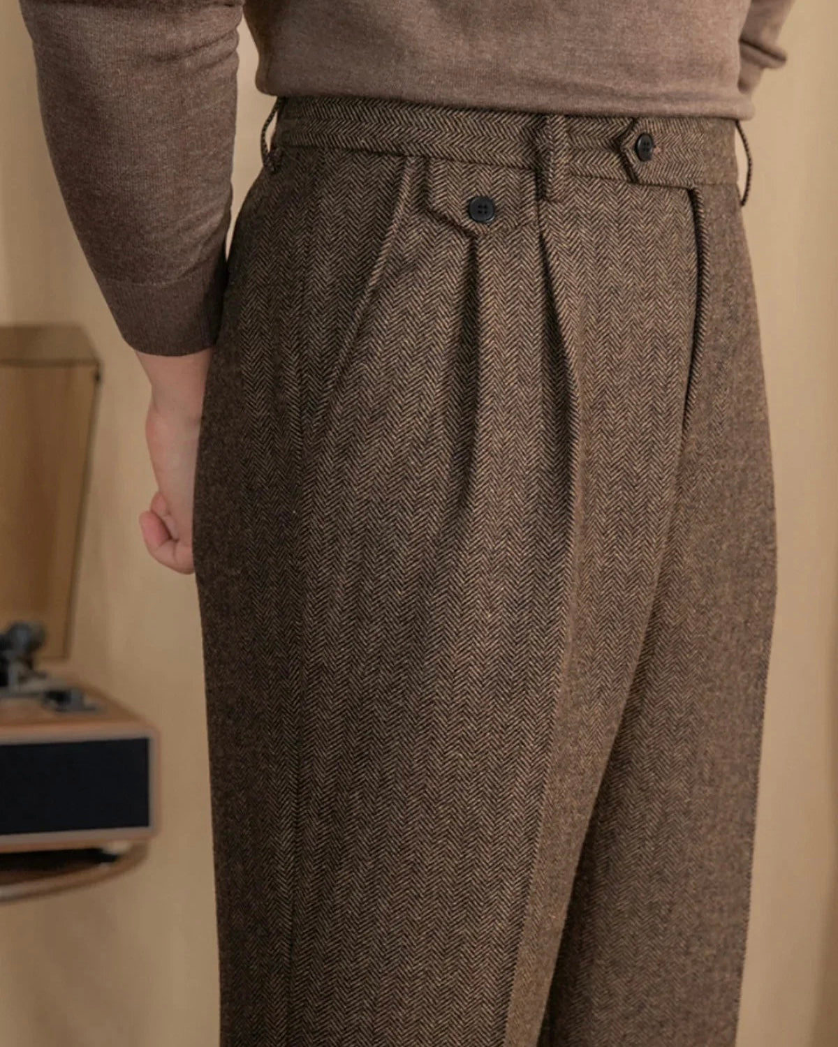 PARIJAN Pantalones Mayfair de Lana