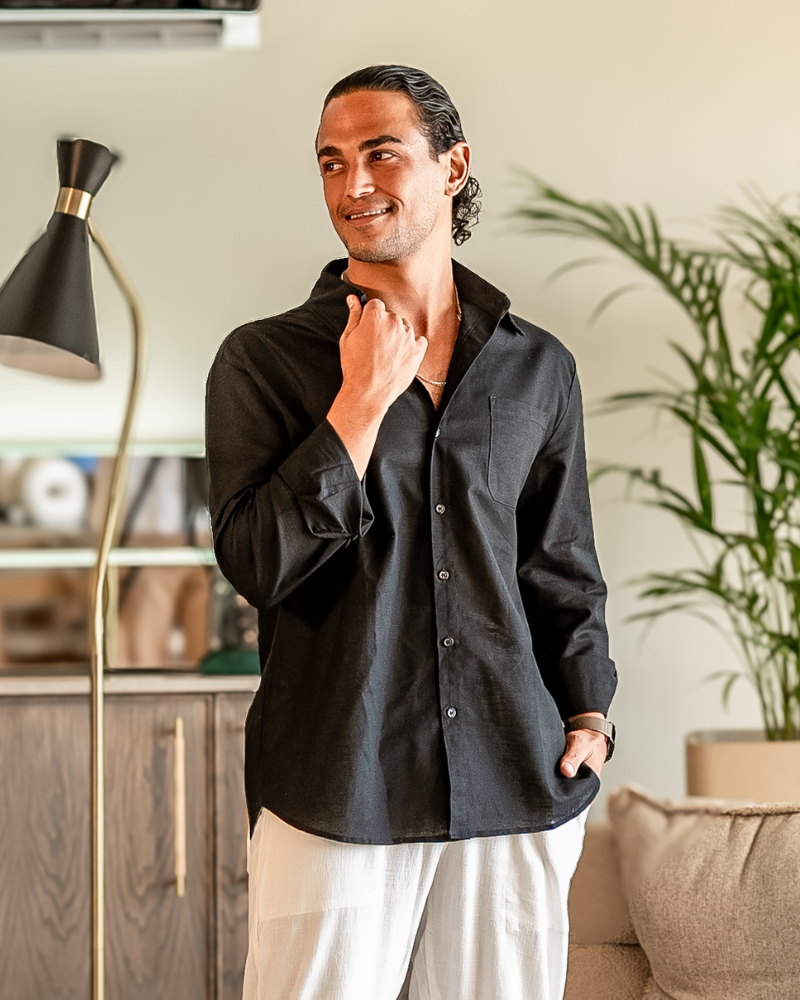 Old Money Cape Town Camisa de Lino 100%