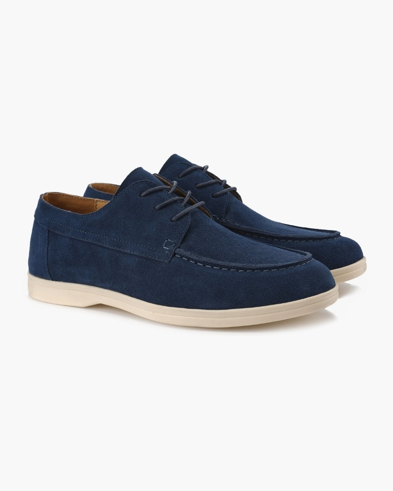 Old Money Zapatos De Ante Con Cordones Hombre