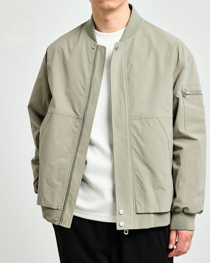 Old Money Chaqueta Bomber Minimalista Hombre