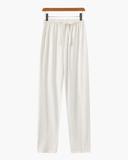Old Money Pantalón De Lino Marrakech Slim Fit Hombre