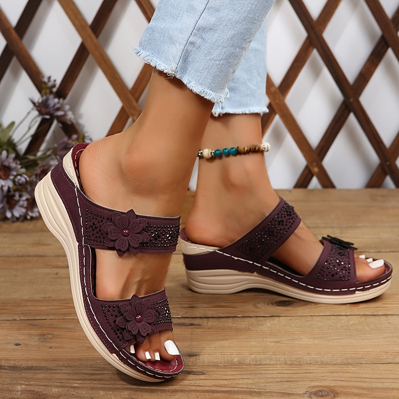 Delacroix Paris Sandalias Confort Compensadas Rosalie