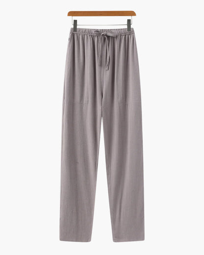 Old Money Pantalón De Lino Marrakech Slim Fit Hombre