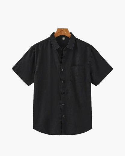 Old Money Cape Town Camisa de Lino Manga Corta Hombre