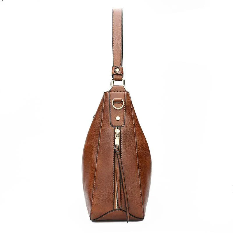 Libra Cases Lujo Cuero 3-Piezas Bolso Hobo Set