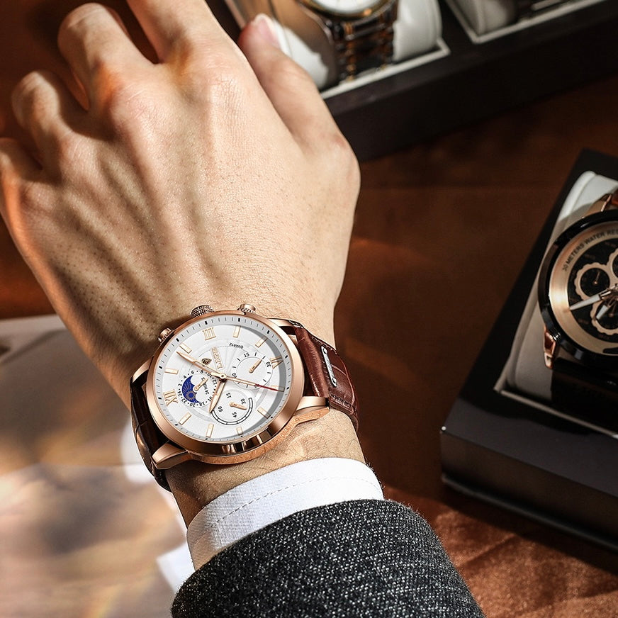PARIJAN Reloj Clásico de Cuero