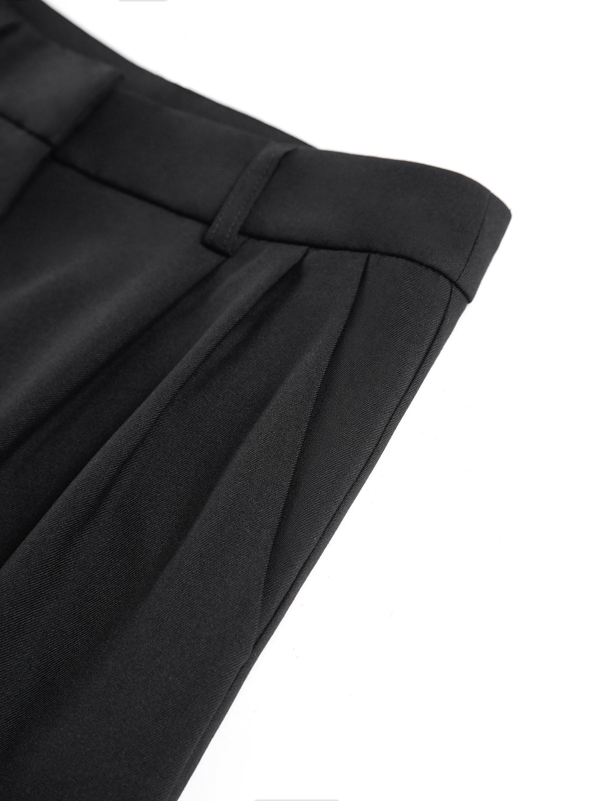 COMMENSE Pantalón Ancho de Tiro Regular Sin Cinturón