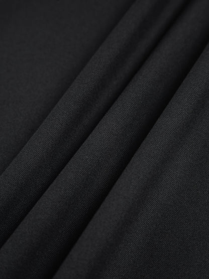 COMMENSE Pantalón Ancho de Tiro Regular Sin Cinturón