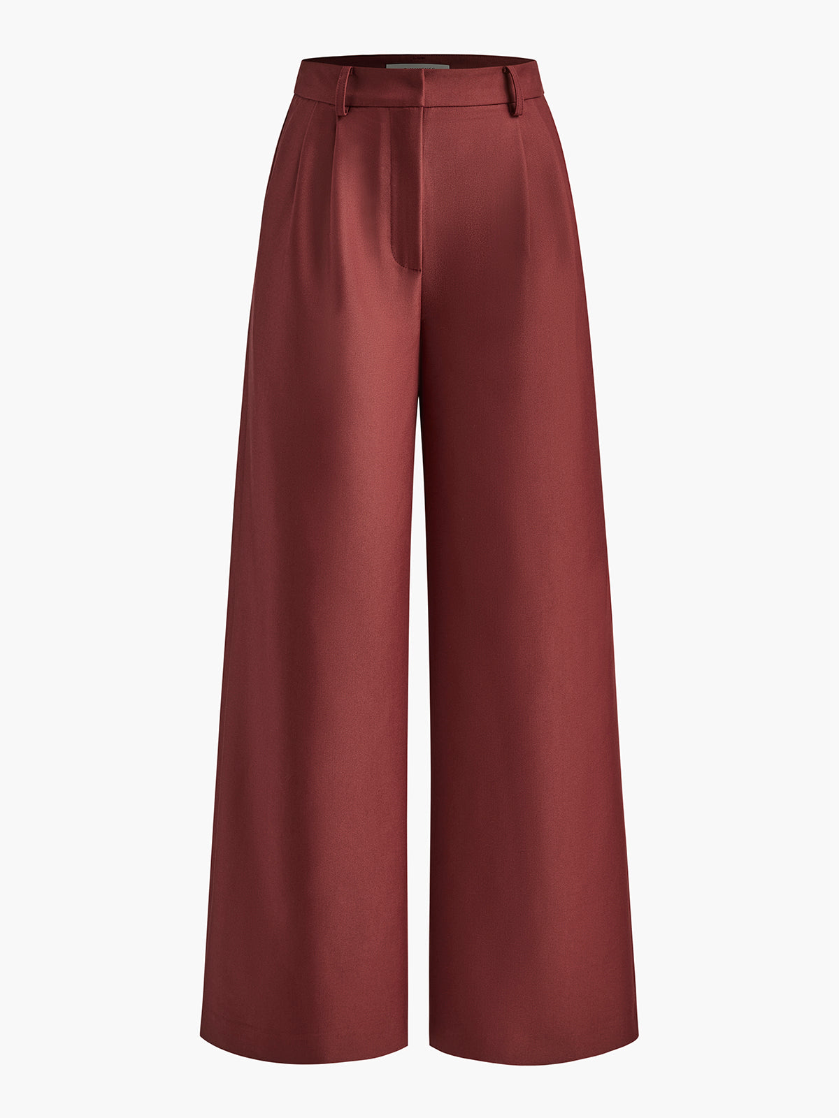COMMENSE Pantalón Ancho de Tiro Regular Sin Cinturón