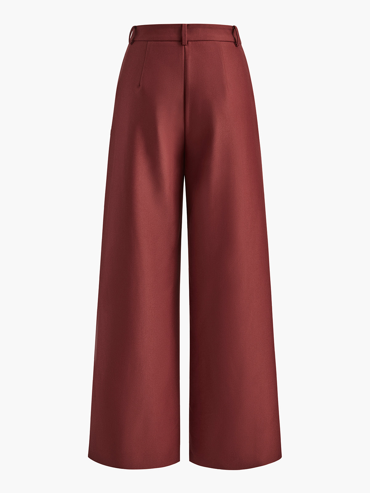 COMMENSE Pantalón Ancho de Tiro Regular Sin Cinturón