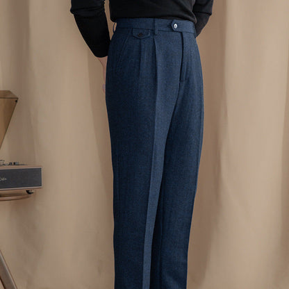 PARIJAN Pantalones Mayfair de Lana