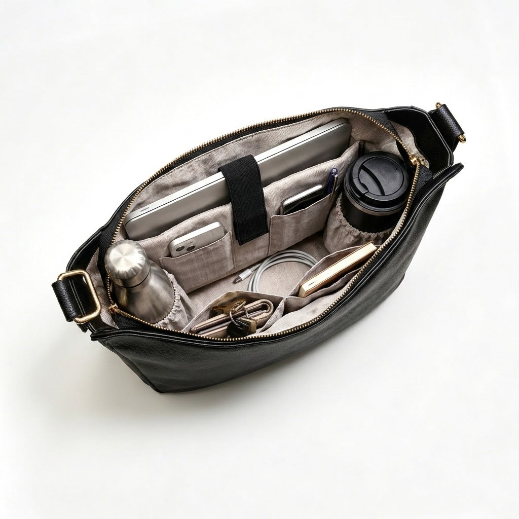 Libra Cases Bolso Hobo Lujo Cuero Antirrobo 2.0