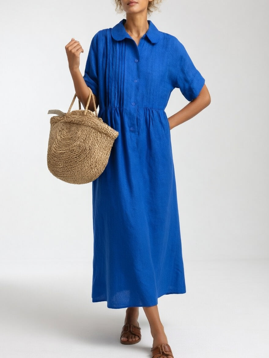 Maison Amélie Paris Lysandra Robe Chemise Fluida Estival
