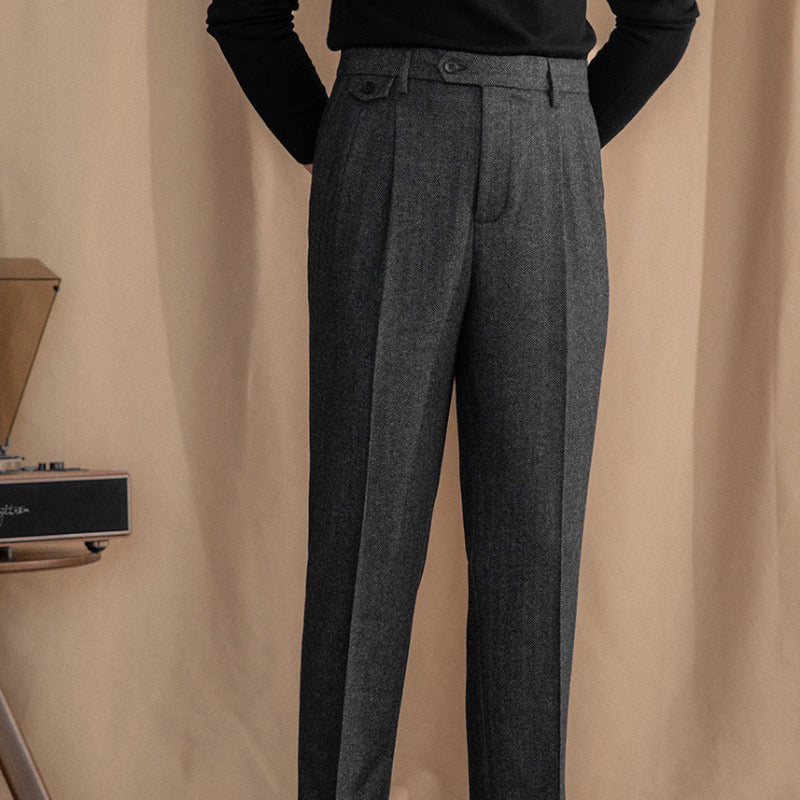 PARIJAN Pantalones Mayfair de Lana
