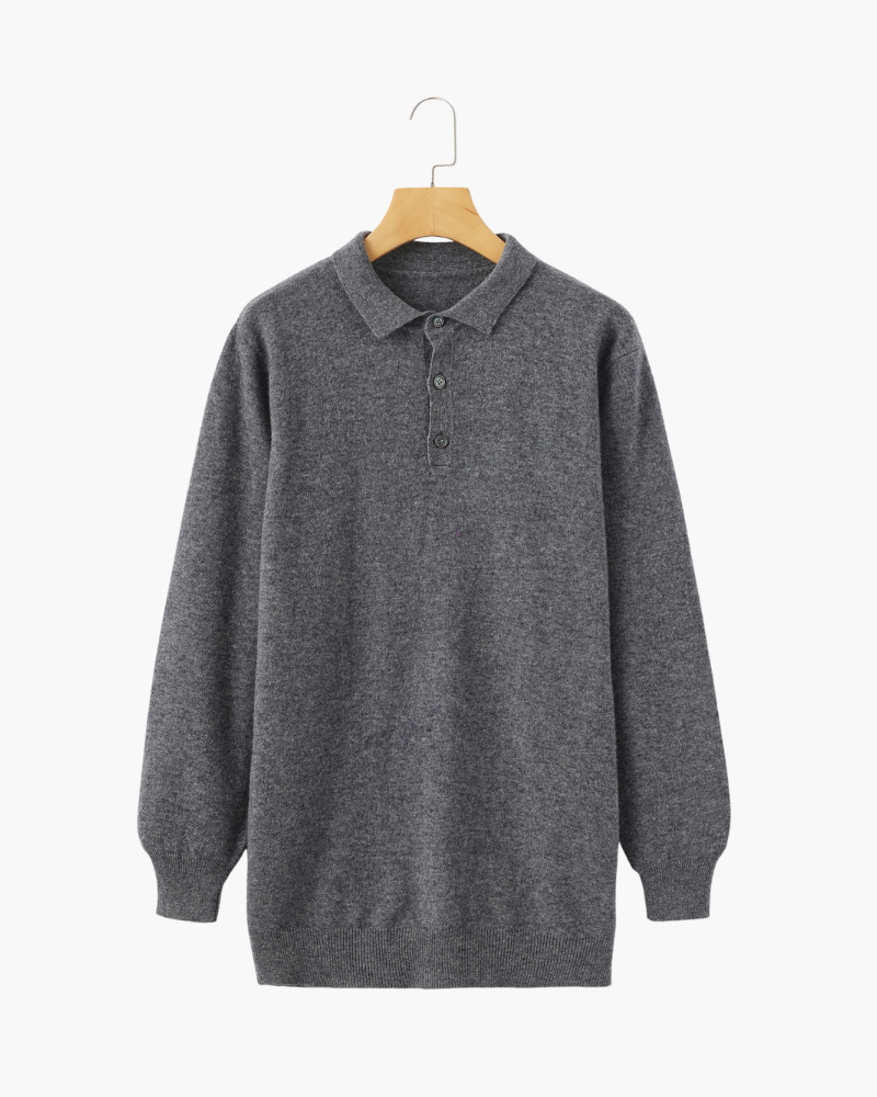 Old Money Polo De Pura Cashmere Hombre