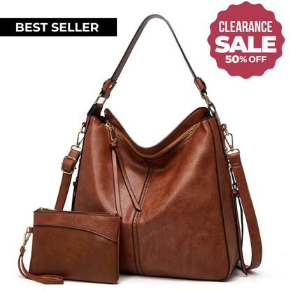 Hypersku Bolso Hobo Lujo Cuero Antirrobo
