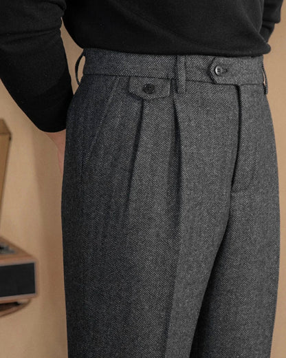PARIJAN Pantalones Mayfair de Lana