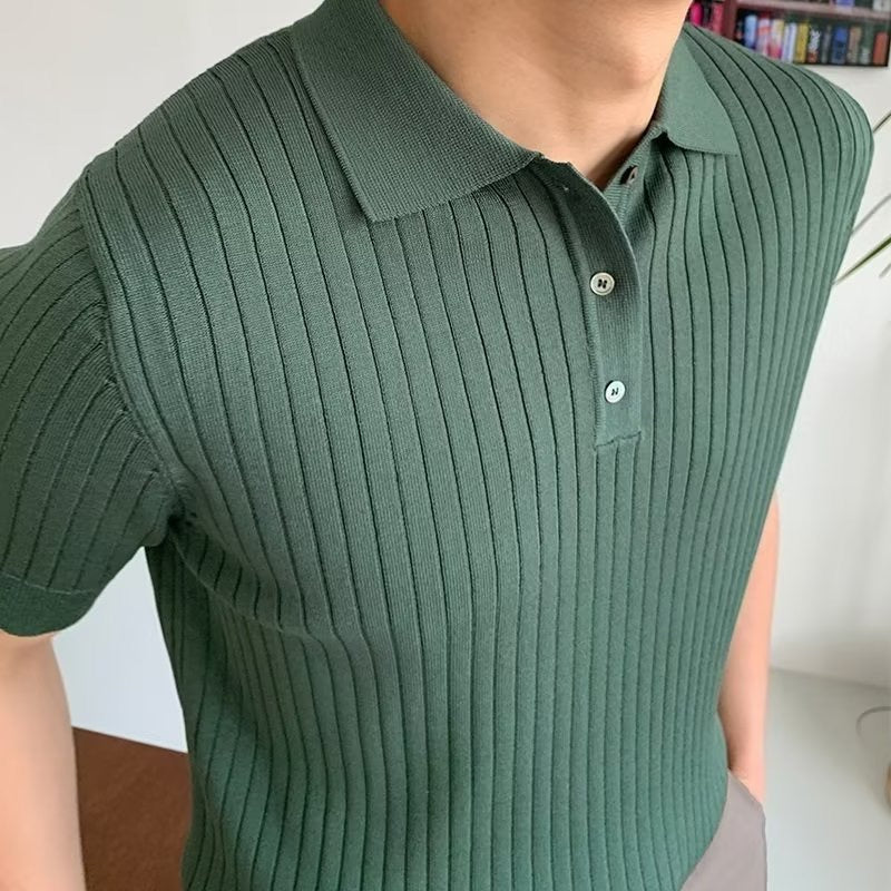 PARIJAN Polo de Punto de Algodón para Hombre