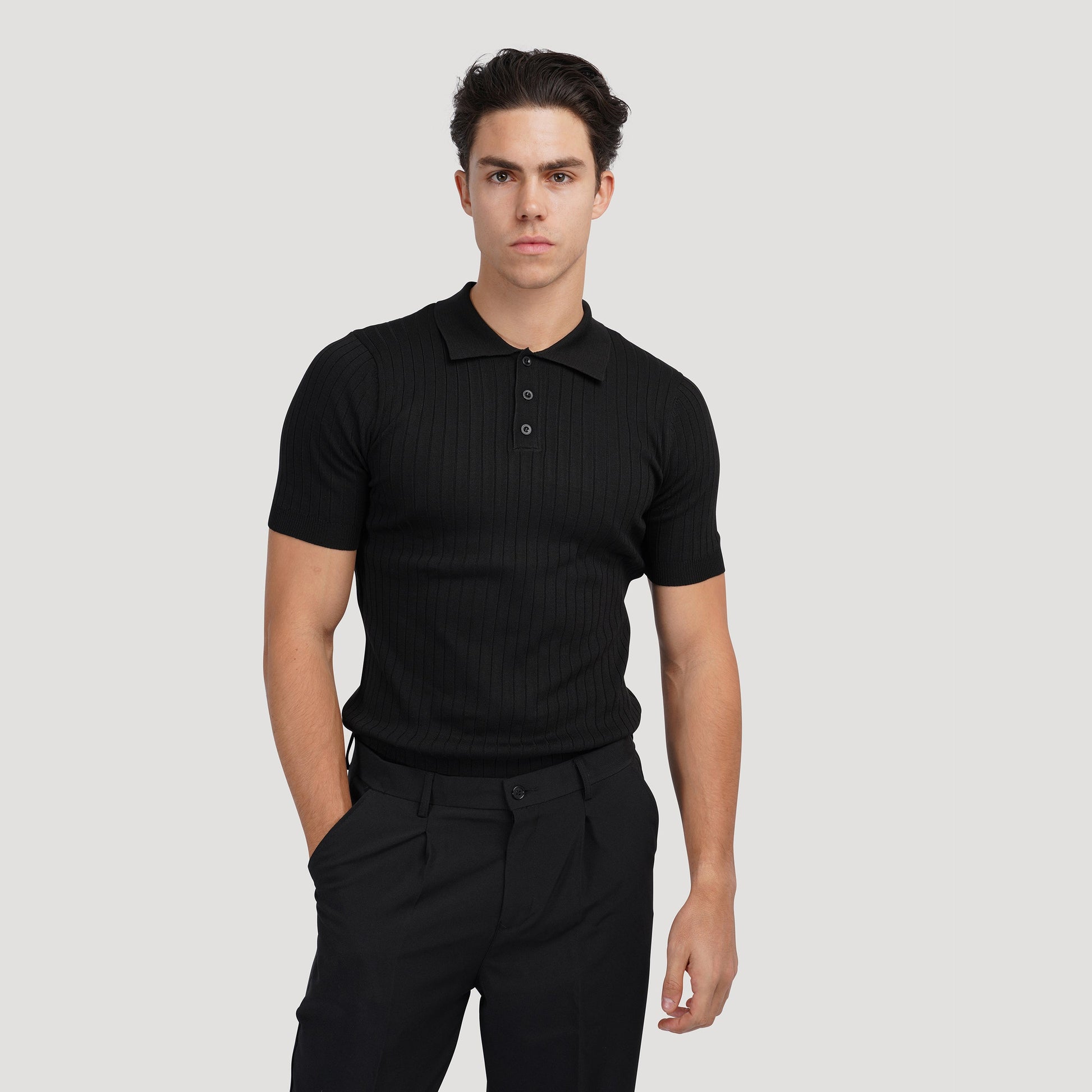 PARIJAN Polo de Punto de Algodón para Hombre