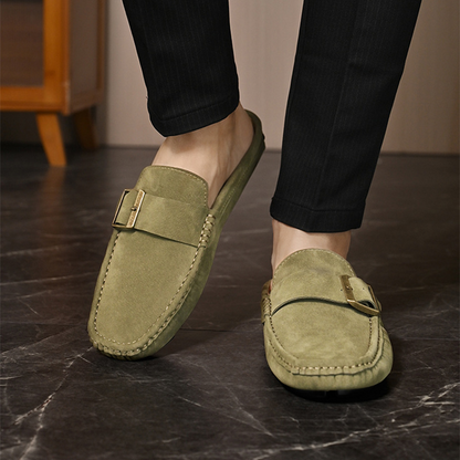 Valeria Castaño Mocasines de Ante Santiago
