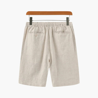 PARIJAN Pantalones Cortos de Lino Como