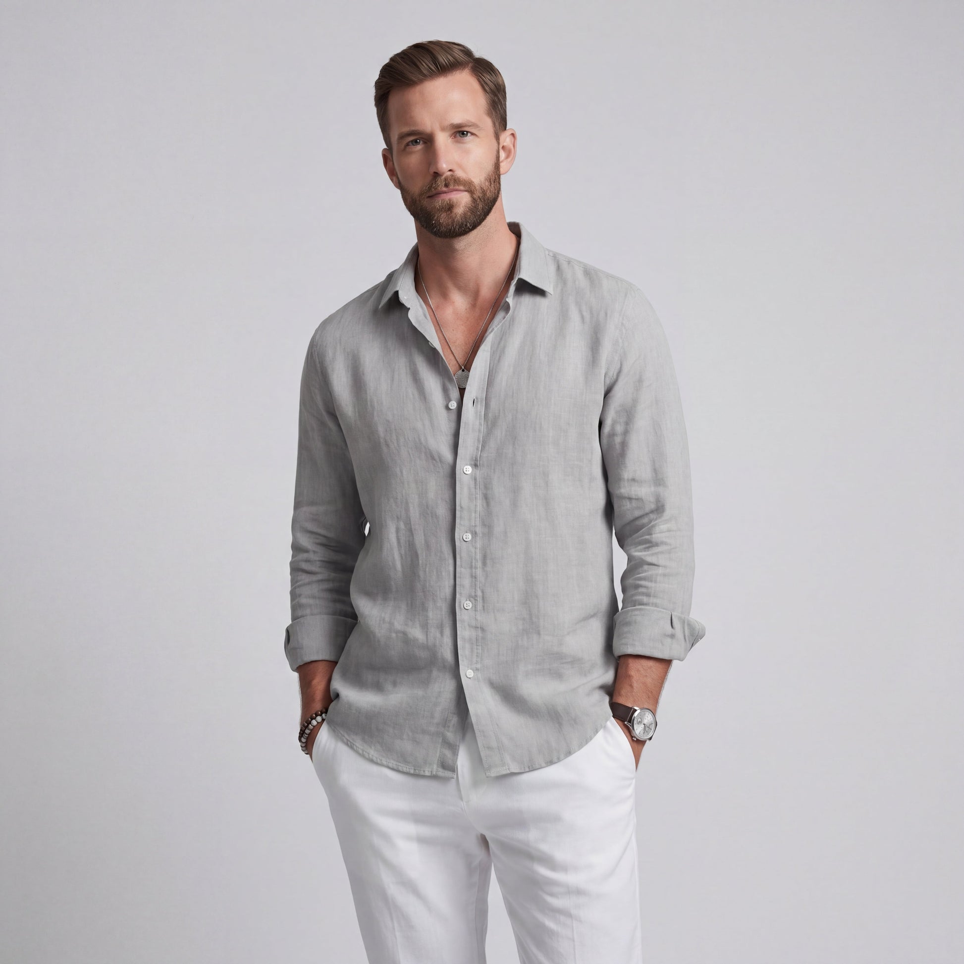 Violeta Martínez Camisa Christofer Holgada Veraniega Hombre