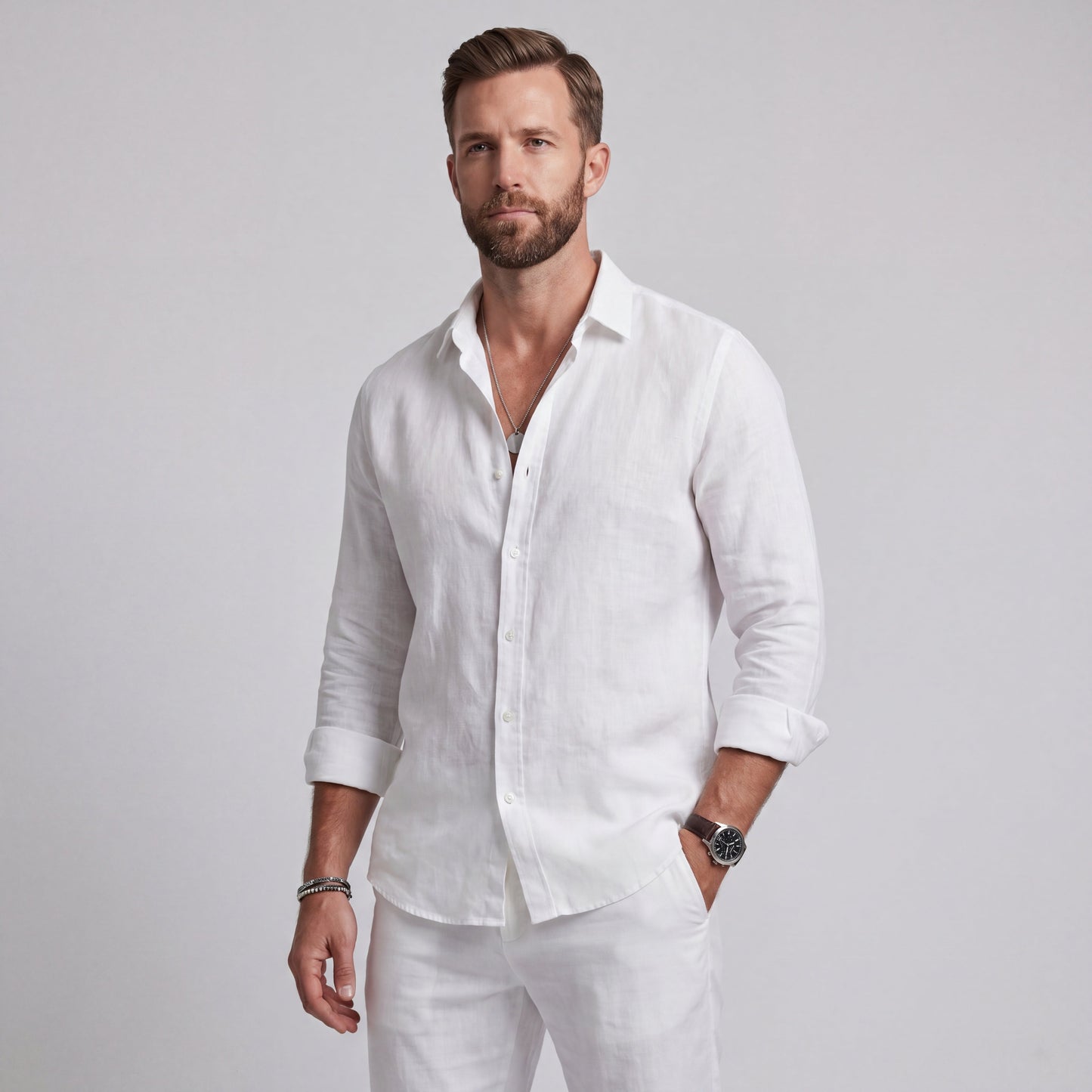 Violeta Martínez Camisa Christofer Holgada Veraniega Hombre