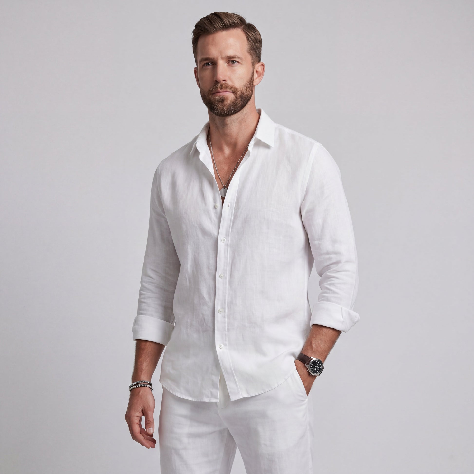 Violeta Martínez Camisa Christofer Holgada Veraniega Hombre