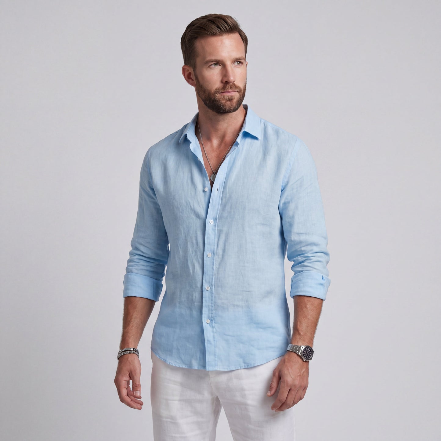 Violeta Martínez Camisa Christofer Holgada Veraniega Hombre