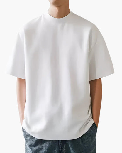 Old Money Camiseta Lisa Refinada Hombre
