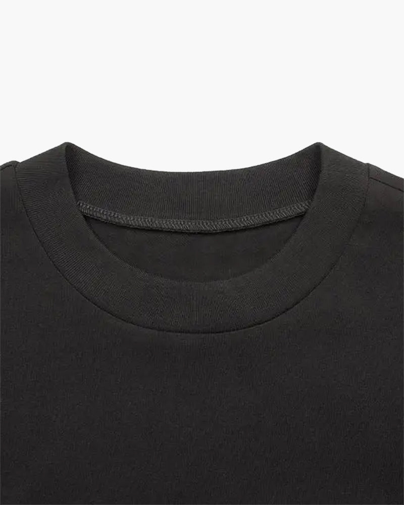 Old Money Camiseta Lisa Refinada Hombre