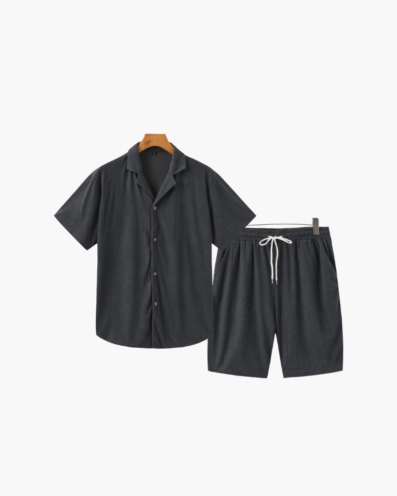 Old Money Conjunto De Pana Terciopelo Hombre