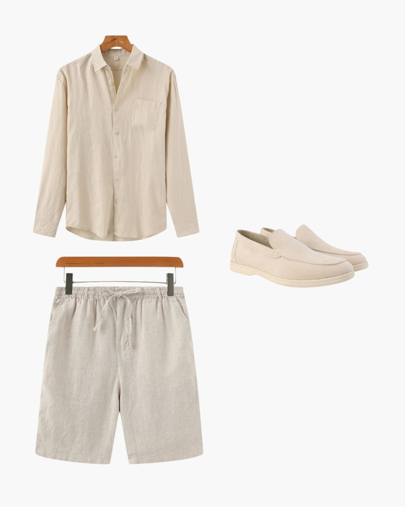 Old Money Conjunto Tranquilo Beige