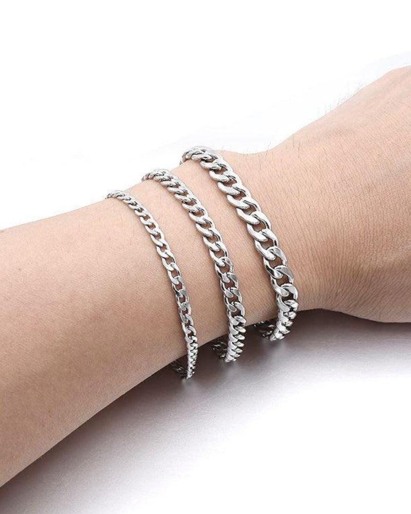 Old Money Pulsera De Cadena De Acero Inoxidable Hombre