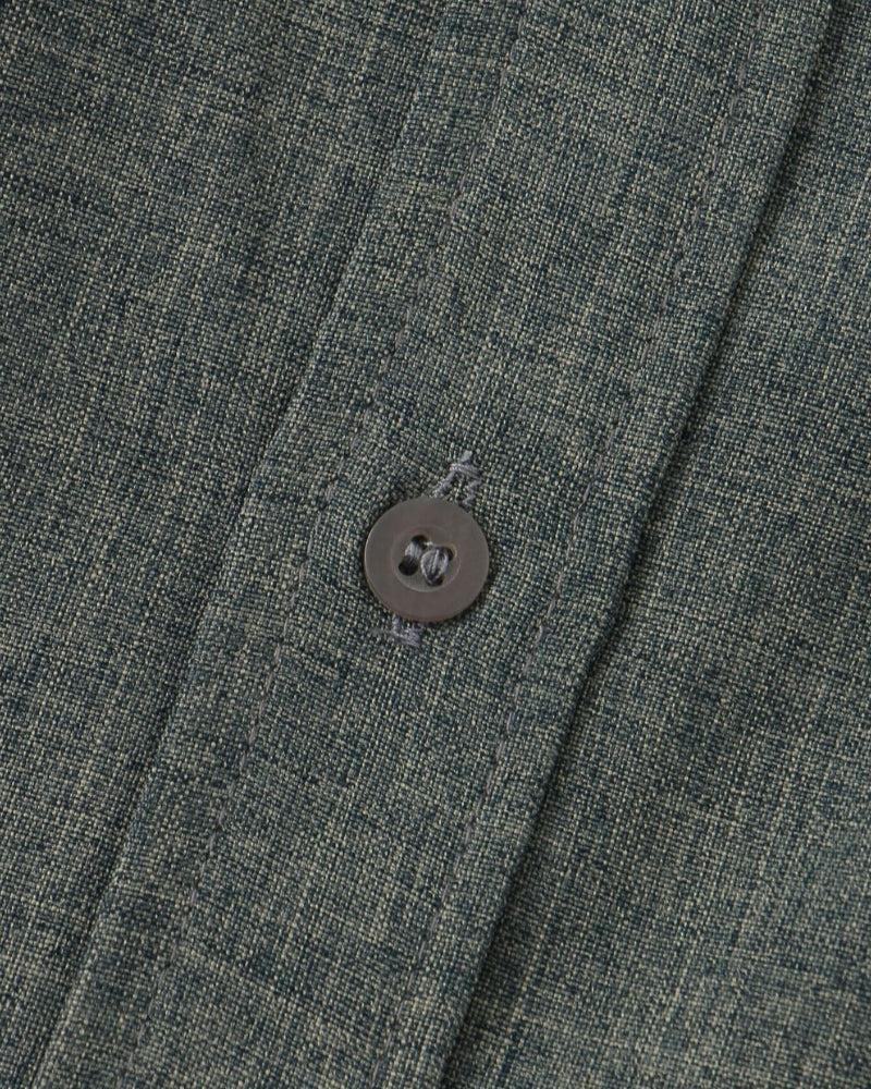 Old Money Camisa Cuello Mandarin Algodón Premium